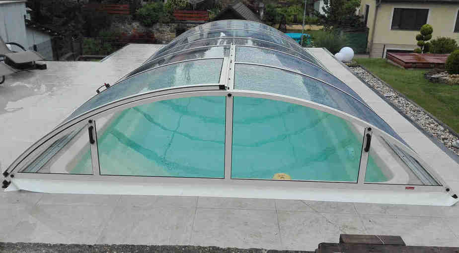 Kryt na bazén POOLOR Classic bílé barvy